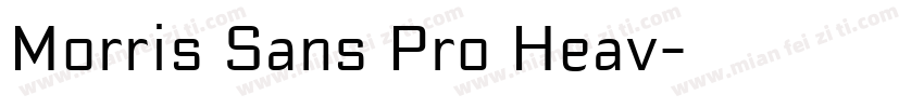 Morris Sans Pro Heav字体转换
